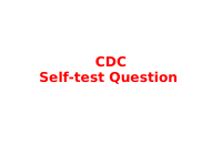 CDC selff test quetion.pptx